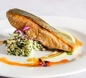 Seared Fish at La Ventura San Clemente Events Venue